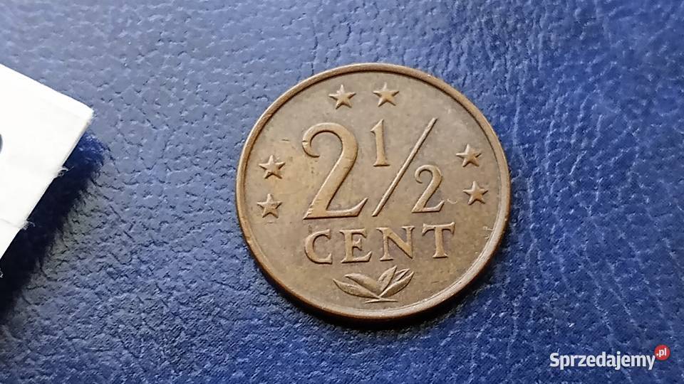 Stare monety 2 12 cent 1974 Antyle Holenderskie Lesko