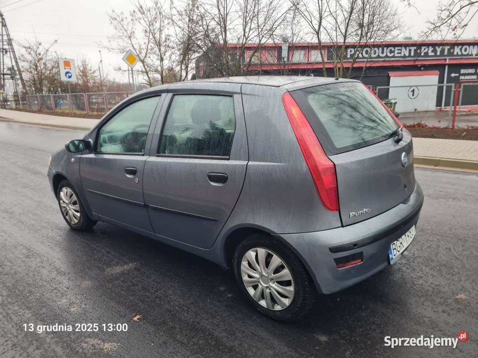 FIAT PUNTO ładny z klimą 2003r Grajewo