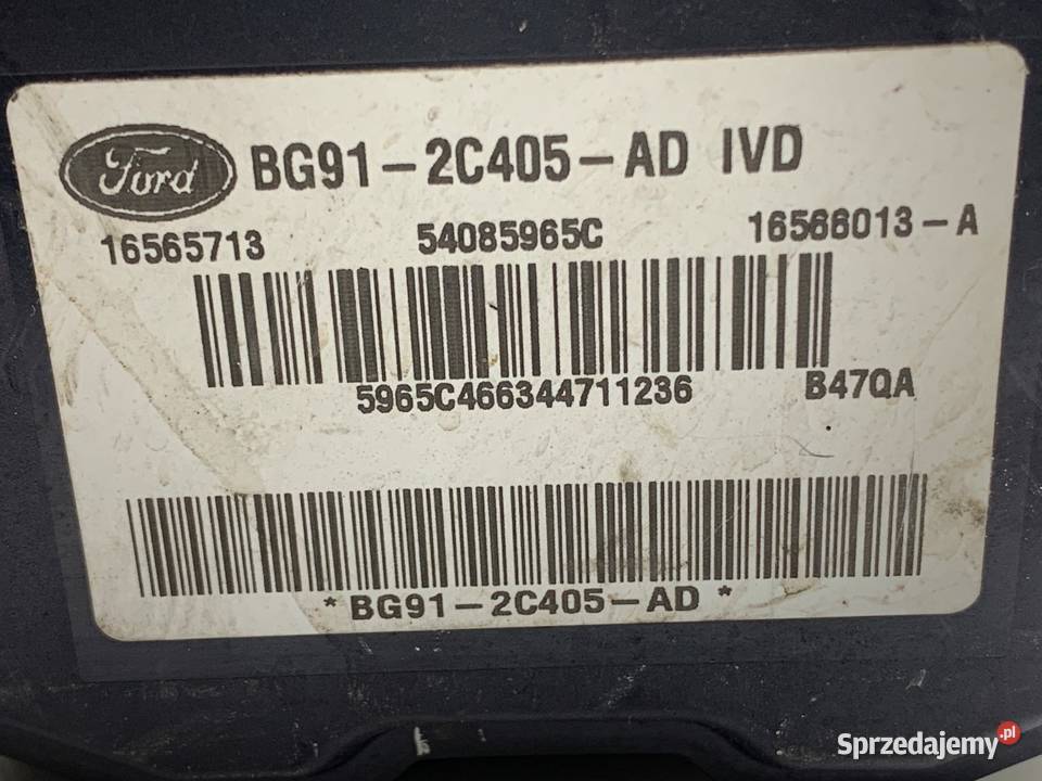 POMPA ABS FORD MONDEO MK4 BG912C405AD 20 145 sprzedam