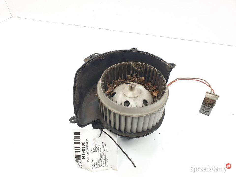 WENTYLATOR KABINOWY OPEL ASTRA G 52475648 Lipno sprzedam