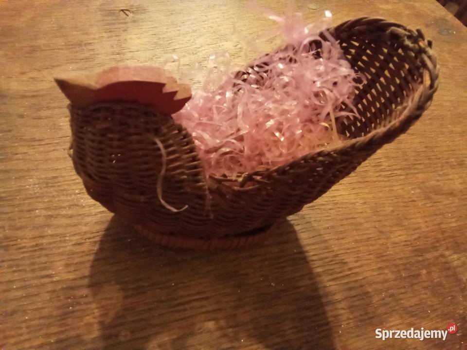 Kogut pleciony ręcznie robiony Vintage Warszawa sprzedam