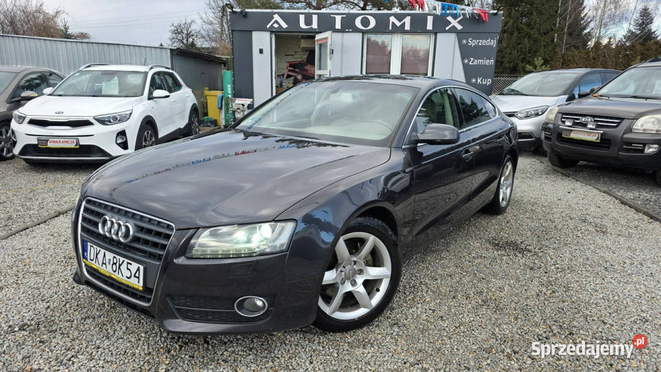 Audi A5 Sportback 20 benz 211 MANUAL Sportback z grafitowy Świdnica