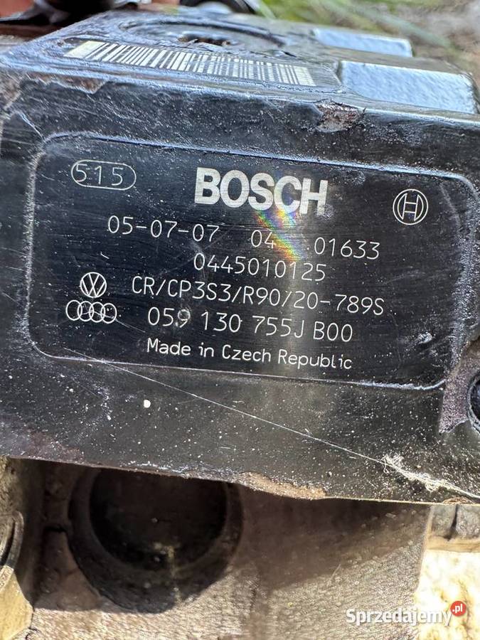 Pompa wysokiego ciśnienia Audi a6c6 27tdi osobowe Pompy wtryskowe wielkopolskie Ostrów Wielkopolski
