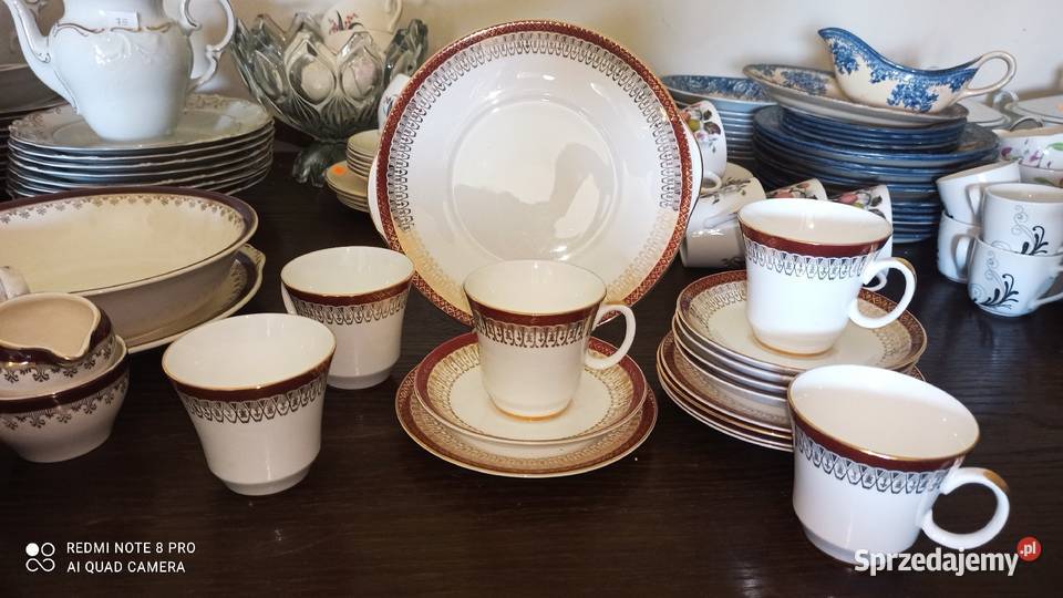 Filiżanka do kawy z talerzykiem deserowym Porcelana i szkło Gdańsk sprzedam