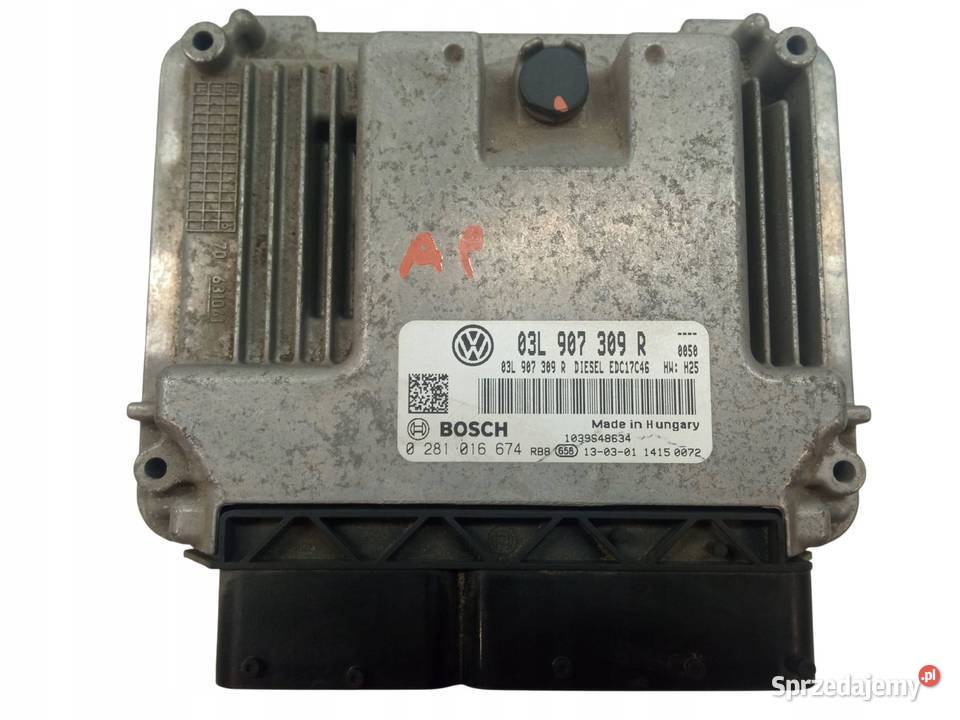 STEROWNIK SILNIKA 03L907309R 0281016674 20 D 140 osobowe