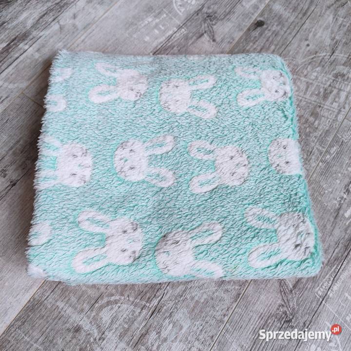 Kocyk zajączki 75x100 TMX Kids seledynowy Katowice sprzedam