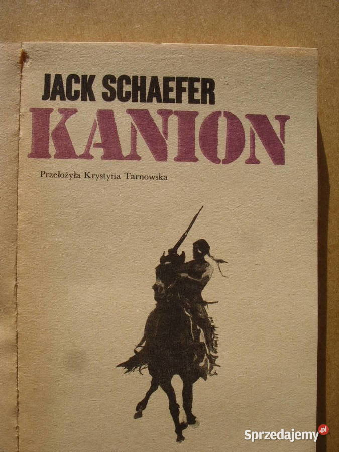 JACK SCHAFEFER KANIOM 1986 Wołów