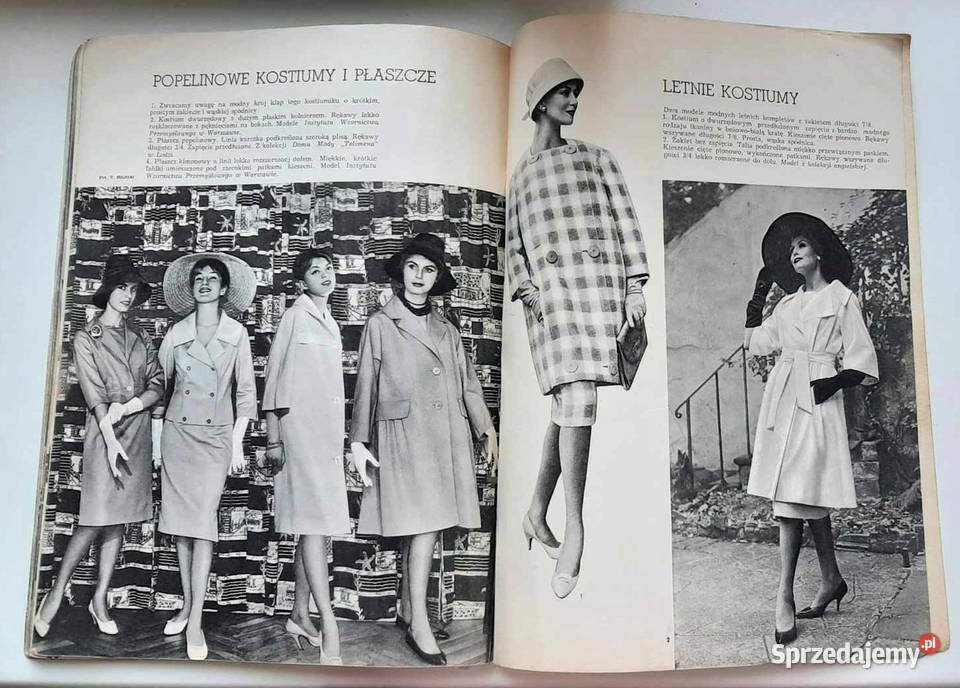 MODA PRLu Moda czaspismo w formacie A4 LATO60 i Łódź