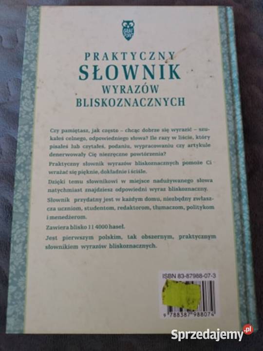 Praktyczny słownik wyrazów bliskoznacznych Poznań