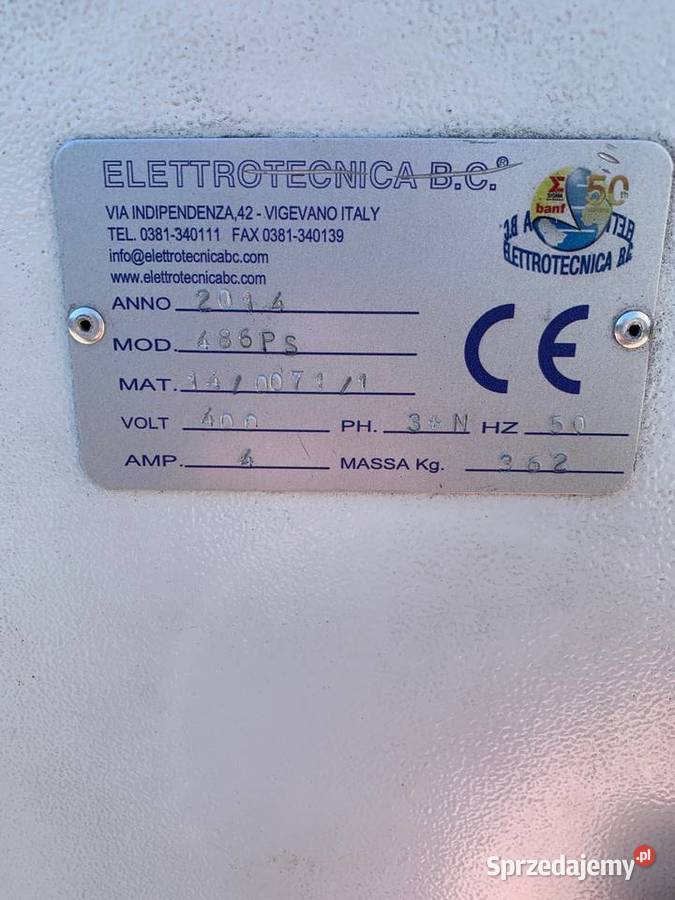 Tunel zimny chłodniczy lodówka Elettrotecnica Biznes i Przemysł Łaskarzew sprzedam