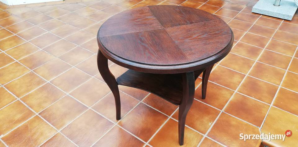 Stolik kawowy stylowy na giętych nogach Stoliki kawowe i ławy mazowieckie Sulbiny