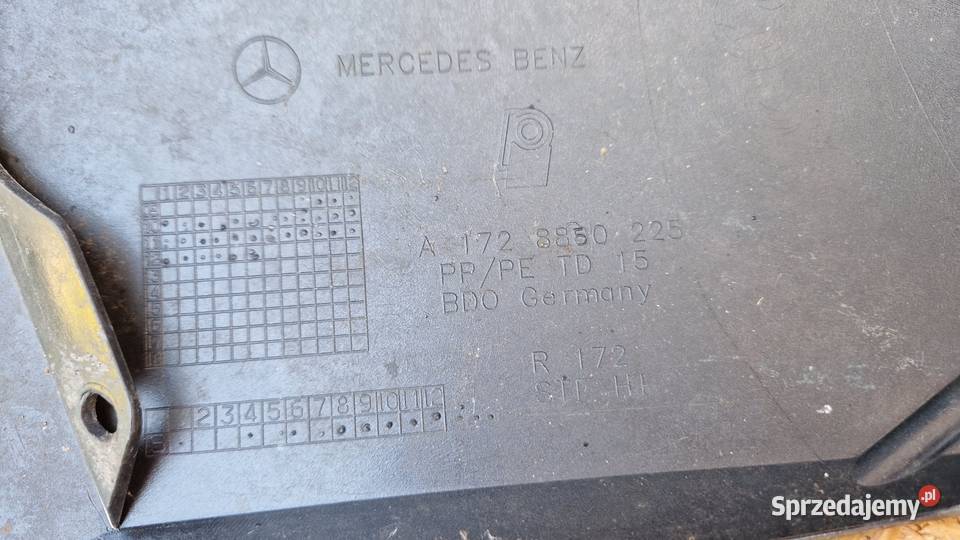 MERCEDES CLK A172 ZDERZAK TYLNY TYŁ A1728850225 Słowikowo