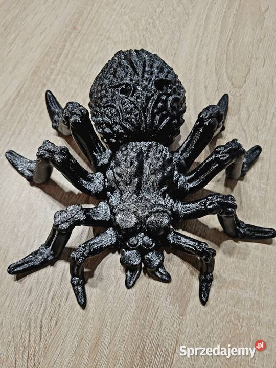 Realistyczny elastyczny pająk 3D wydruk PETG Figurki Krzyszkowice sprzedam