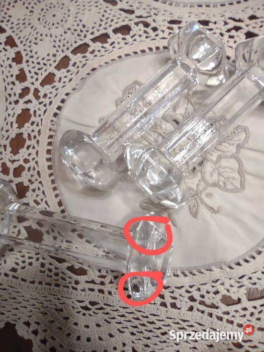 Koziołki podpórki Saint Val Lambert Poznań