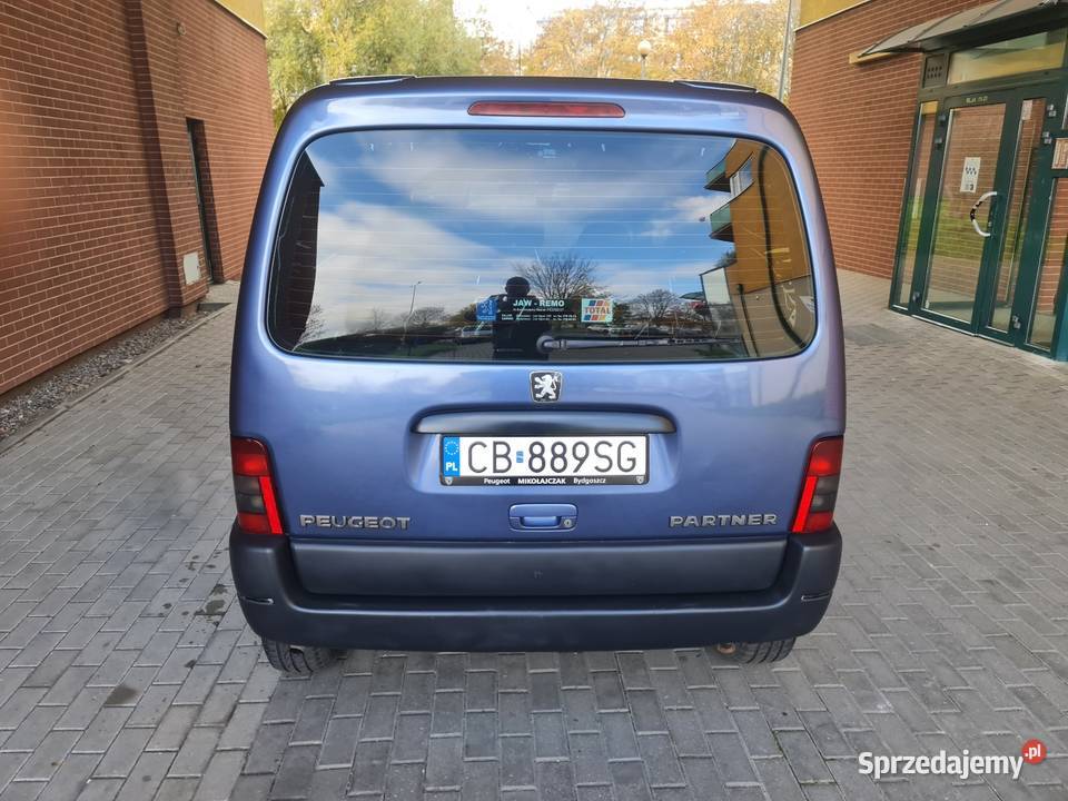 Peugeot Partner 19d kupiony w polskim salonie kujawsko-pomorskie Bydgoszcz