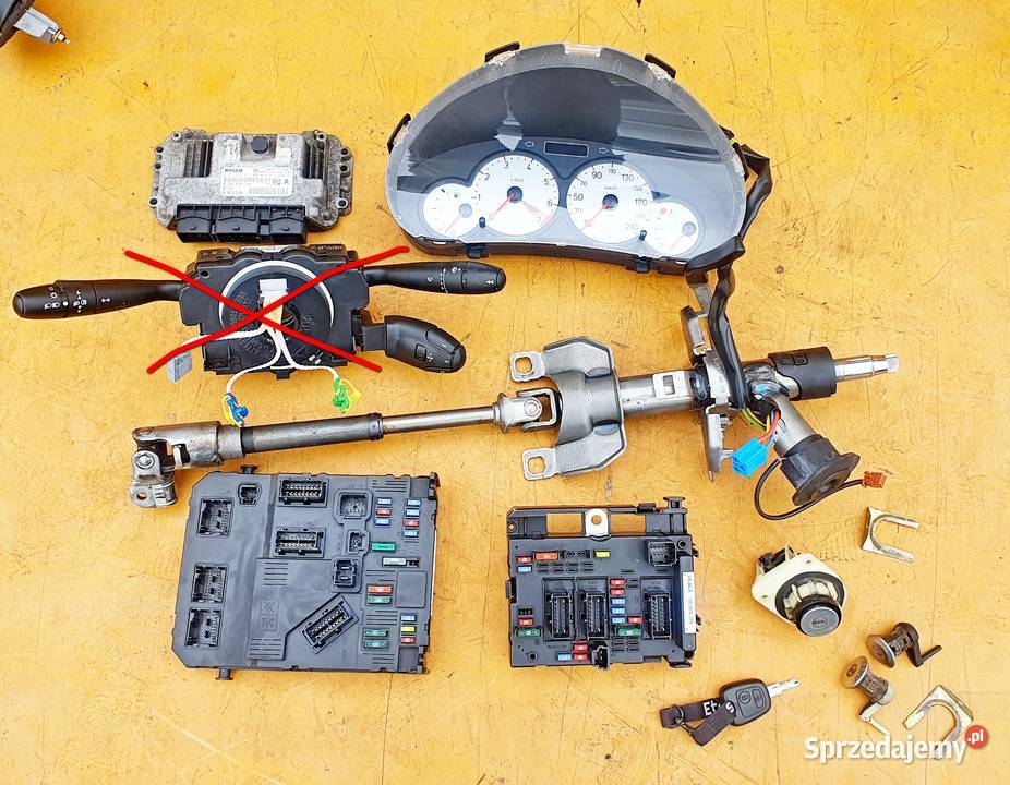 PEUGEOT 206 CC 16b KOMPUTER ZESTAW START osobowe Układ elektryczny Radom