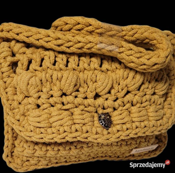 Torebka ze sznurka bawełnianego