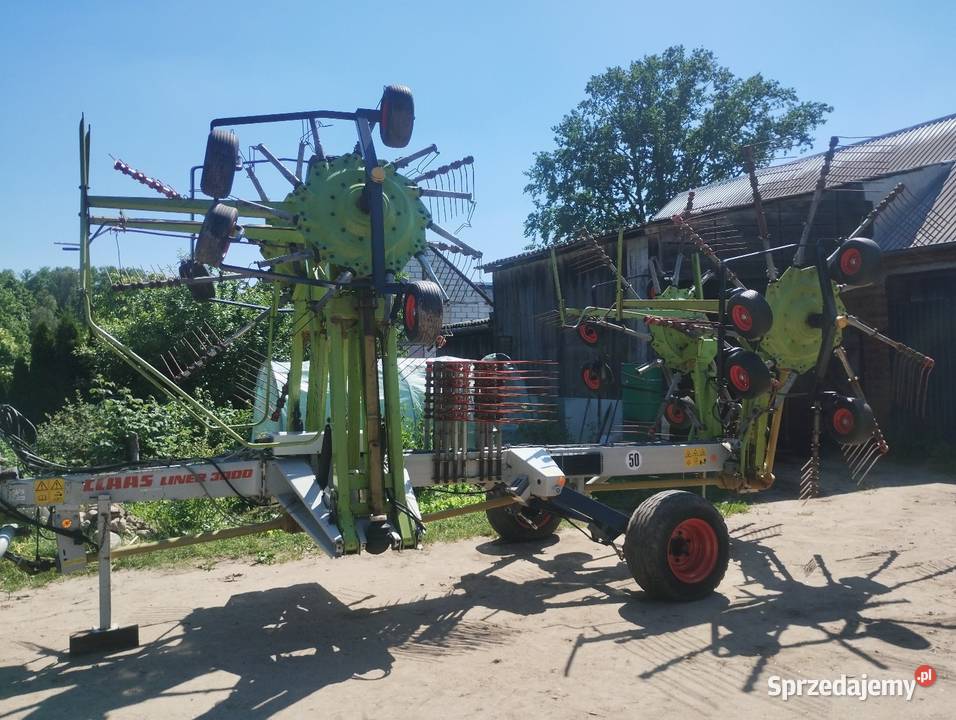 Zgrabiarka 4 gwiazdowa Claas liner 3000 Zgrabiarki i przetrząsacze Łomża