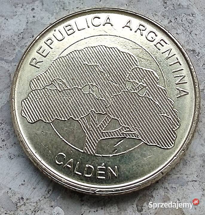 ARGENTYNA 10 PESOS 2018 r DRZEWO MOSIĄDZ Legionowo