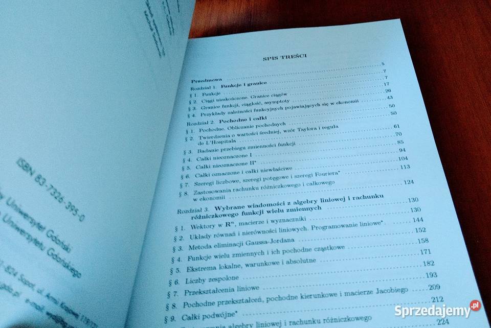 Matematyka w zadaniach studentów kierunków Podręczniki Gdańsk