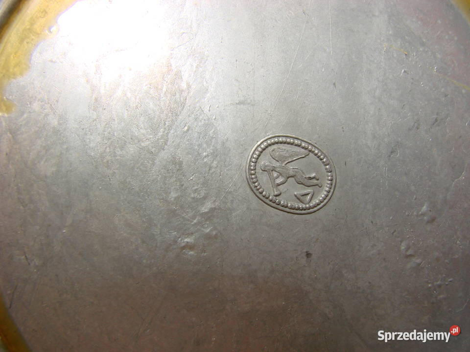 cynowy dzbanek z pokrywką Pruszcz Gdański