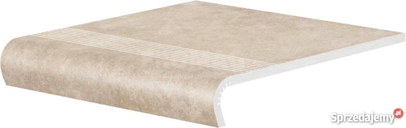 Stopień PŁYTKA STOPNICOWA stopnica SZARA biała Brzeg