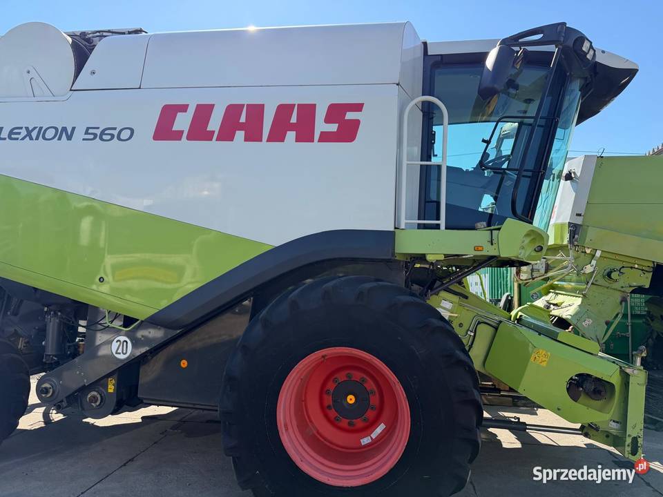 Kombajn zbożowy Claas Lexion 560 prod 2009 heder dolnośląskie Nowa Ruda