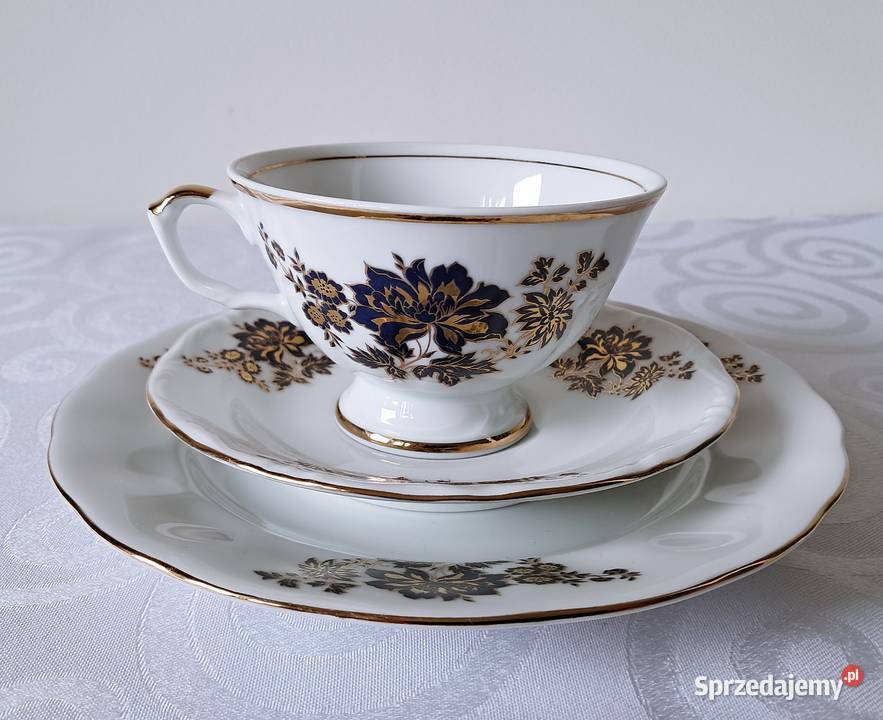 Trio porcelanowe Chodzież filiżanka spodek Strzelce Krajeńskie