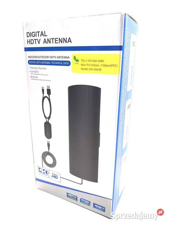 4K Ultra HDTV Wewnętrznazewnętrzna antena