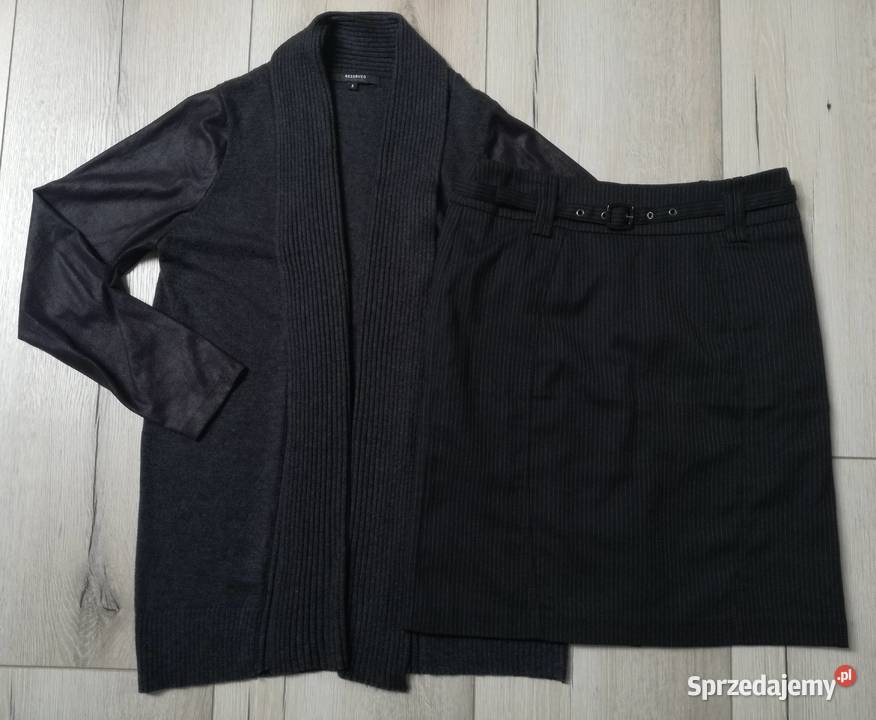 Popielaty sweter kardigan RESERVED 38