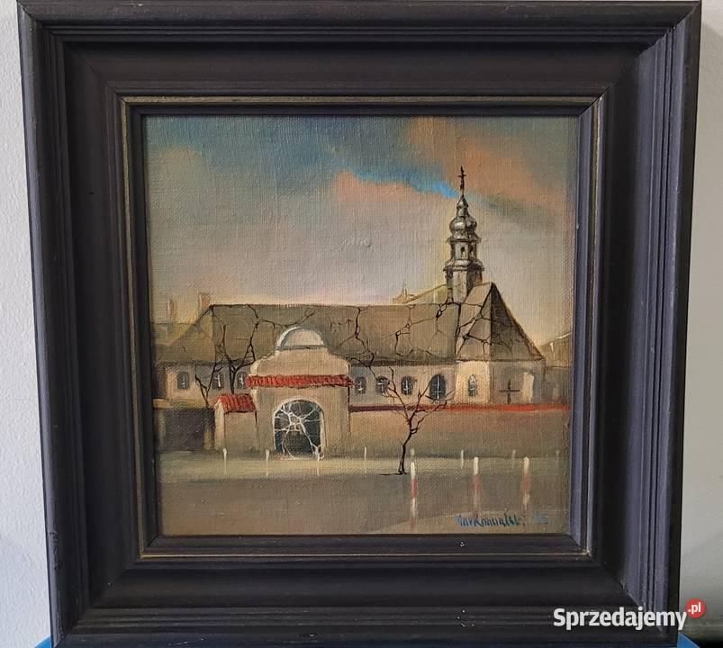 Obraz Mariusz Konczalski Klasztor Włocławek Malarstwo sprzedam