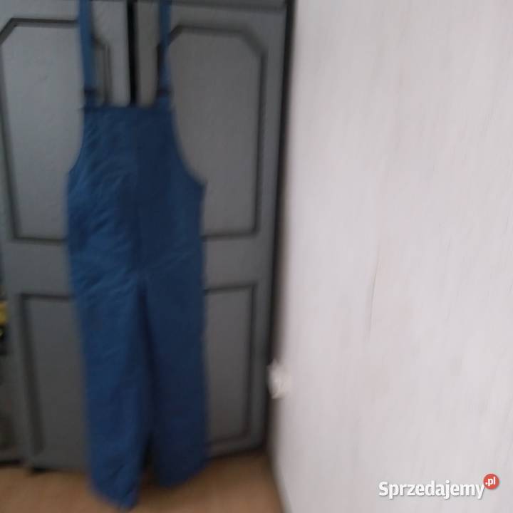 Spodnie ogrodniczki ocieplane