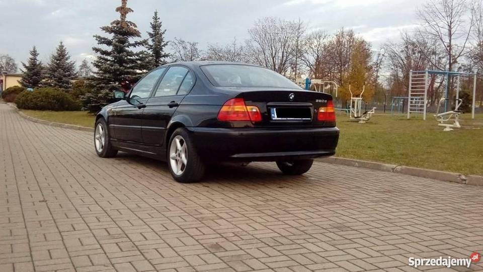 BMW e46 2003R 180 6Biegow Sedan Czarna PRywatnie sprowadzony mazowieckie Sochaczew