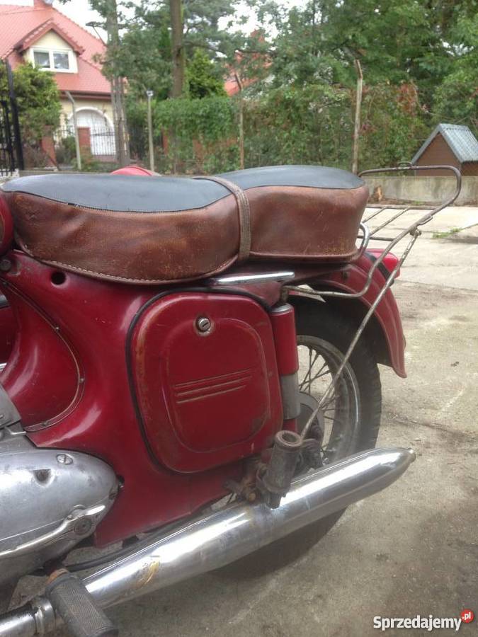 Jawa 250 353 1958 kosz Valorex 560 Otwock