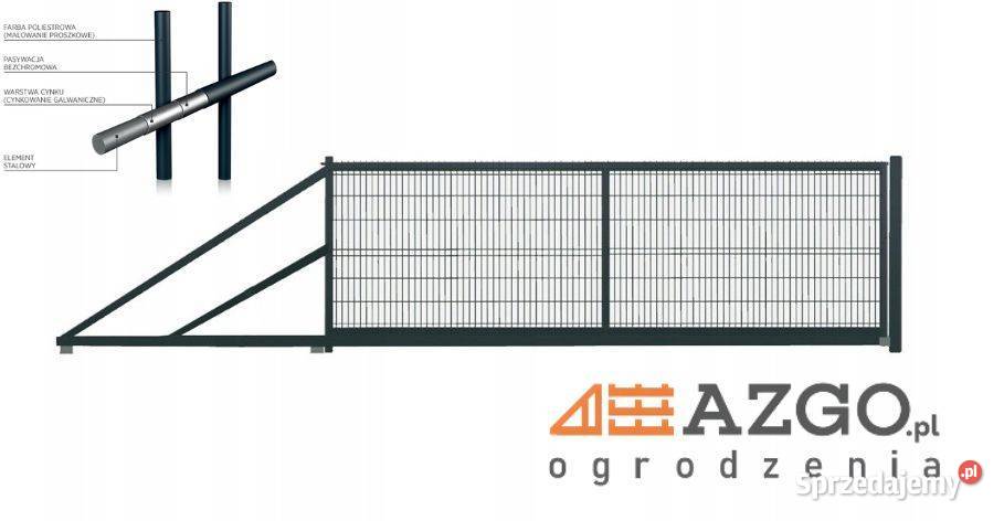 Brama przesuwna suwana wjazdowa brama przesuwana Czarna Białostocka