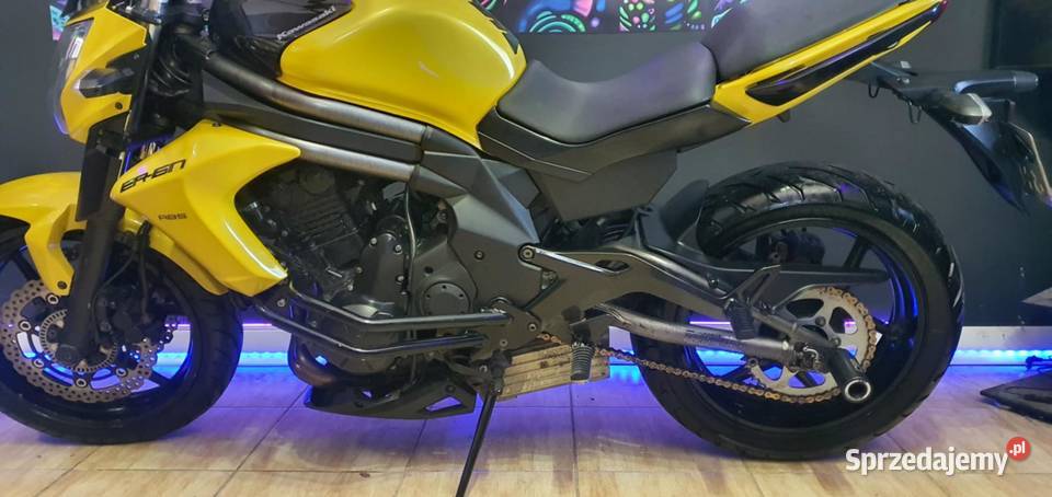 Kawasaki ER 6n ABS ER6N 2012r 8 Żółty pocisk z 67490km Zduńska Wola