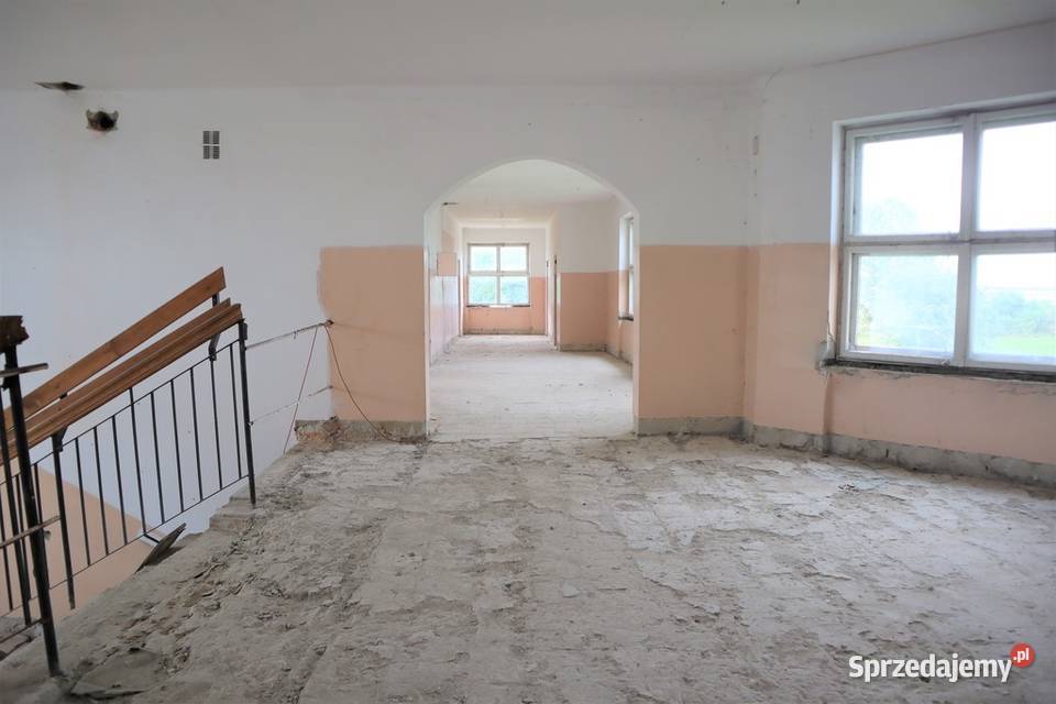 Dom wolnostojący do remontu z projektem i 4000m2
