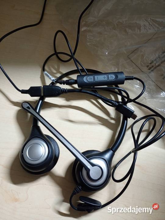 Słuchawki Nagłowne z Mikrofonem USB Jack mazowieckie Przysucha