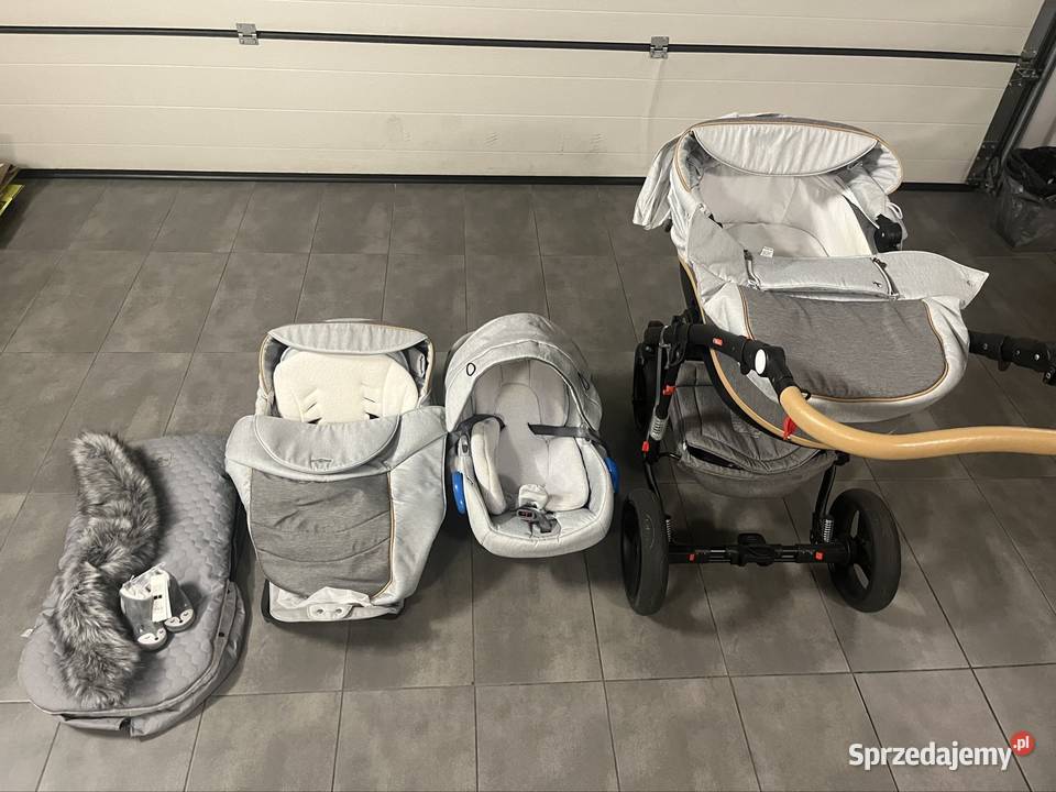 wózek dziecięcy Adamex Vinco 3w1 Używany mazowieckie Wołomin