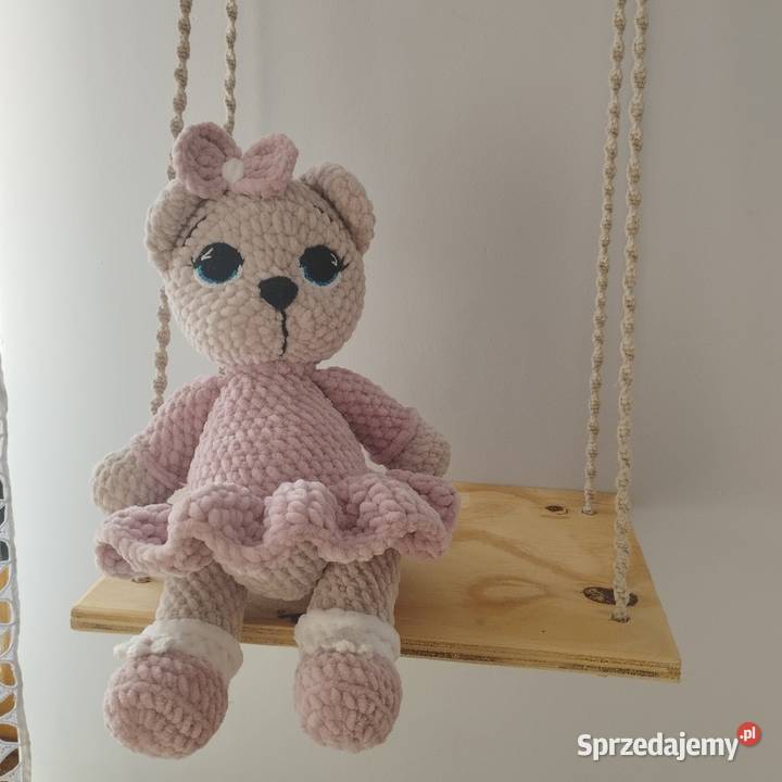 Miś w sukience na szydełku Ruda Śląska