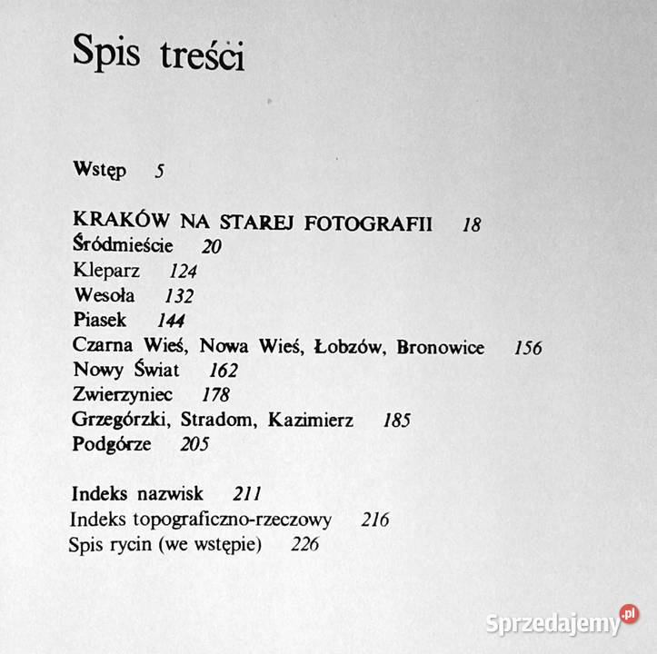 Kraków na starej fotografii Wanda Mossakowska sprzedam