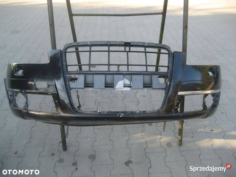 audi a6 c6 0407r zderzak przedni otwory na