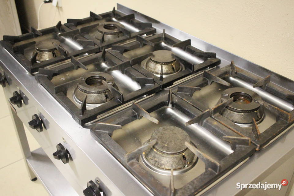 Kuchnia gazowa 6palnikowa 36 kW 1200x700x850 Pszczyna