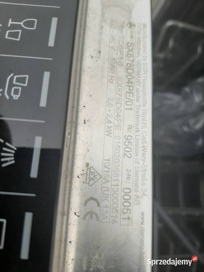 Części do zmywarki Siemens Bosch kosz półka Łowicz