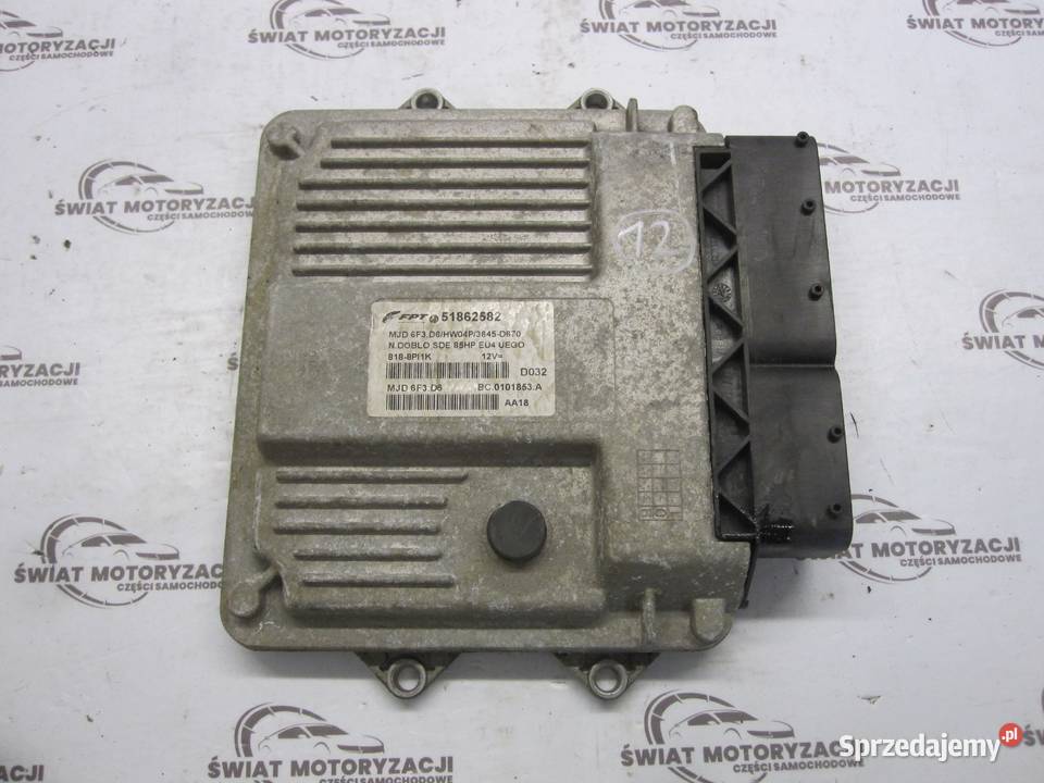 FIAT DOBLO II 10r komputer sterownik silnika świętokrzyskie Kielce