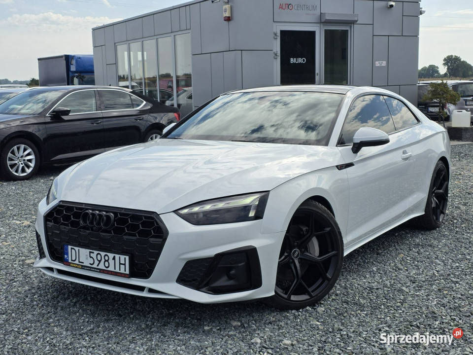 Audi A5 20 TFSI 252 2021r Coupe SLine Quattro regulowane zawieszenie Wojkowice