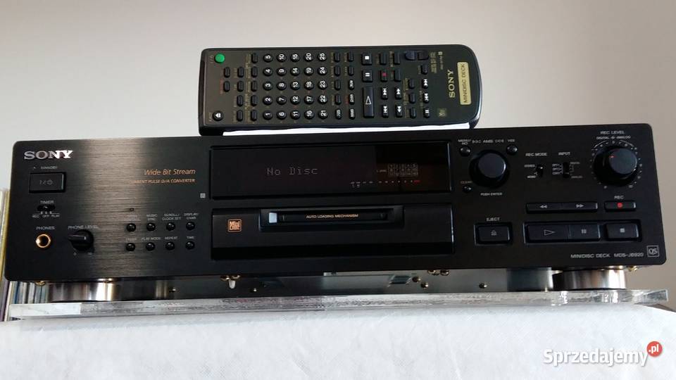 Nagrywarka Minidisc Sony MDSJB920 QS Warszawa sprzedam
