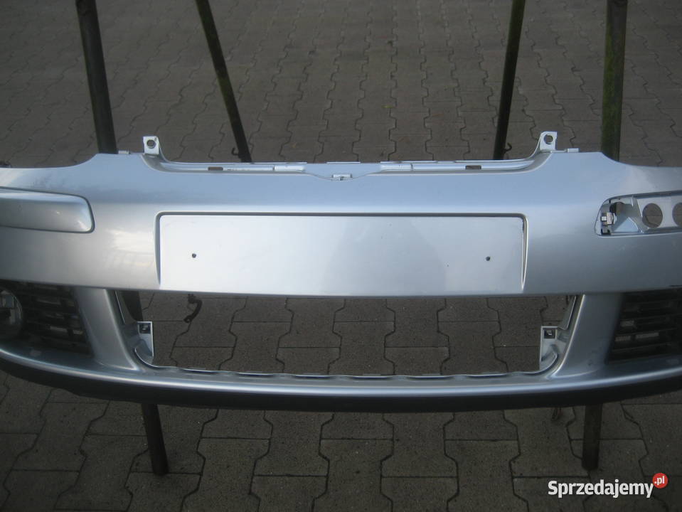 vw golf v 5 0309r zderzak przedni spoiler srebny Rakoniewice