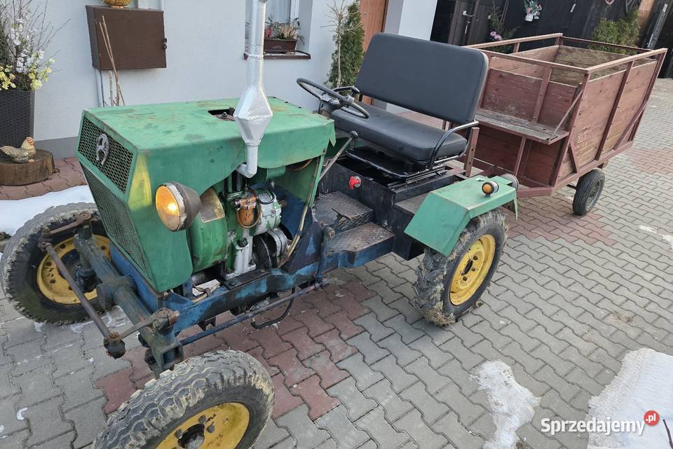 Ciagnik Sam S7 Z przyczepka Limanowa