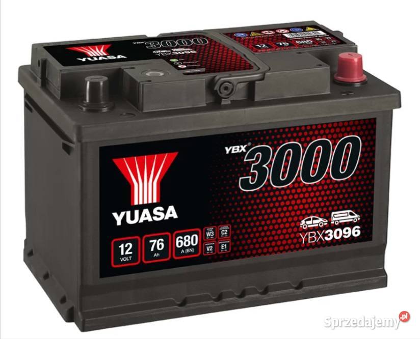 Akumulator Yuasa Standard 12V 76Ah 680A Darmowa